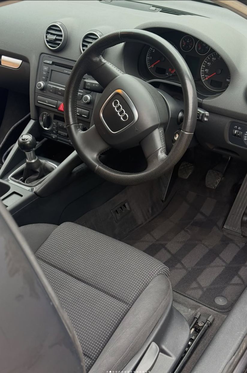 Audi interior after deep clean — cabin and footwell detailed